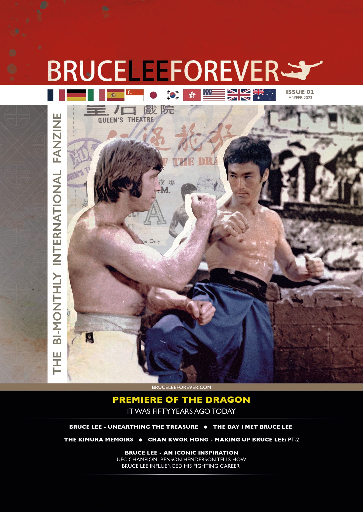BRUCE LEE FOREVER - The Bi-Monthly International Fanzine: Issue No.2     JAN/FEB - 2023