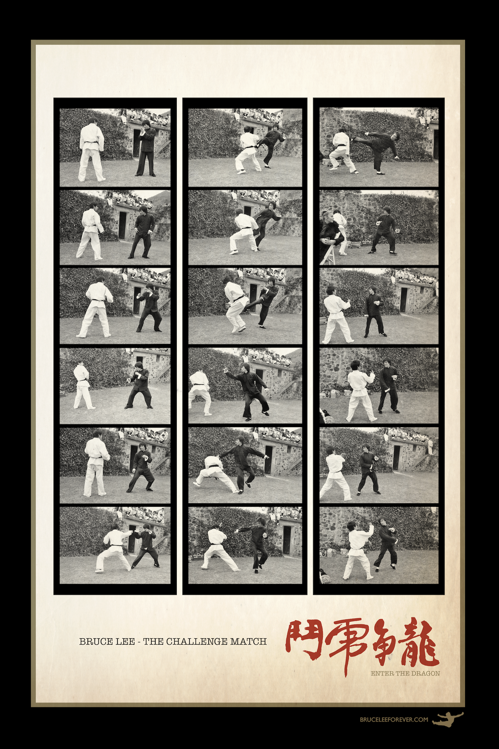 BRUCE LEE IN ACTION: POSTER COLLECTION - Bruce Lee The Challenge Match