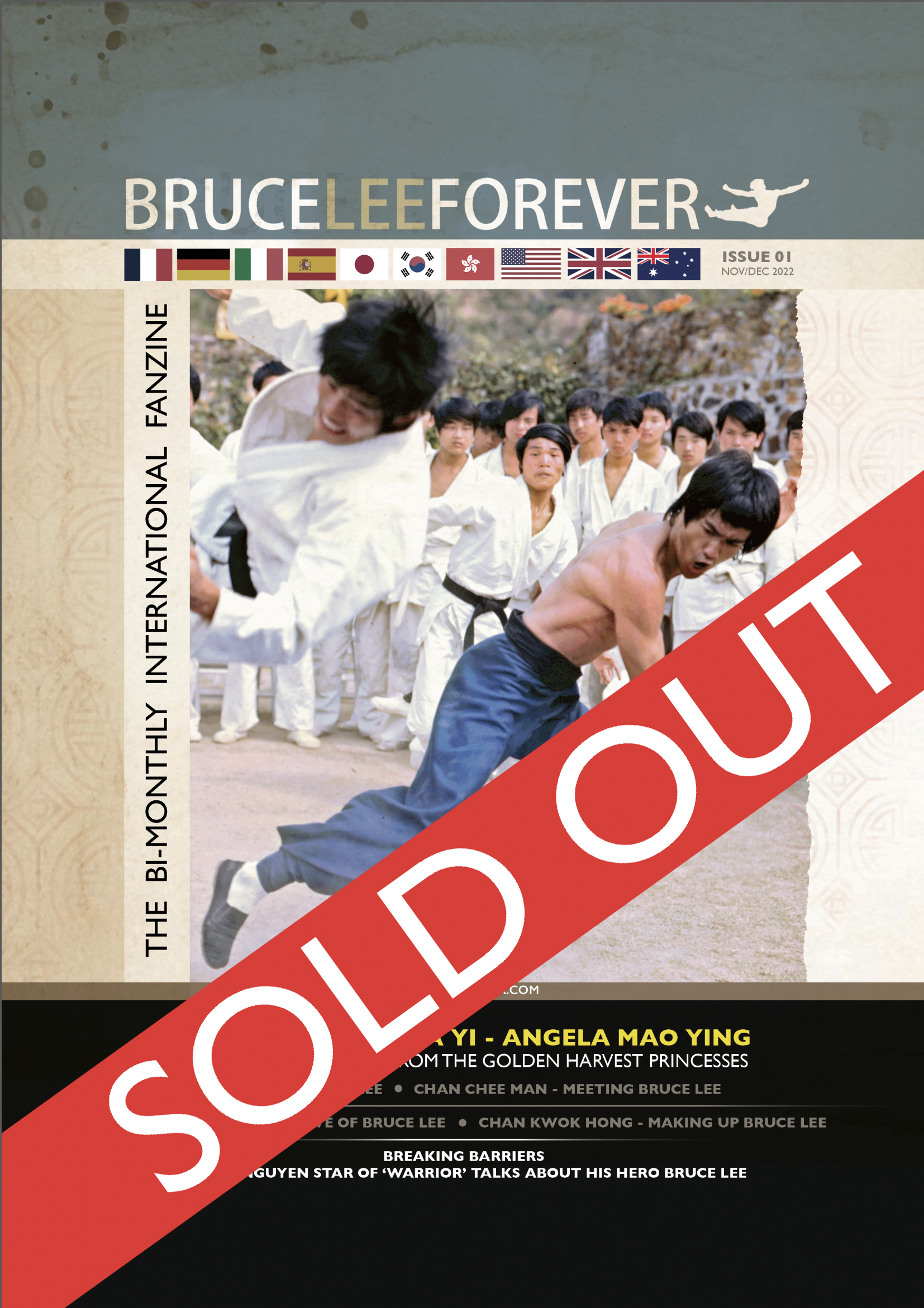 BRUCE LEE FOREVER - The Bi-Monthly International Fanzine: Premier Issue No.1 NOV/DEC SOLD OUT!!!!