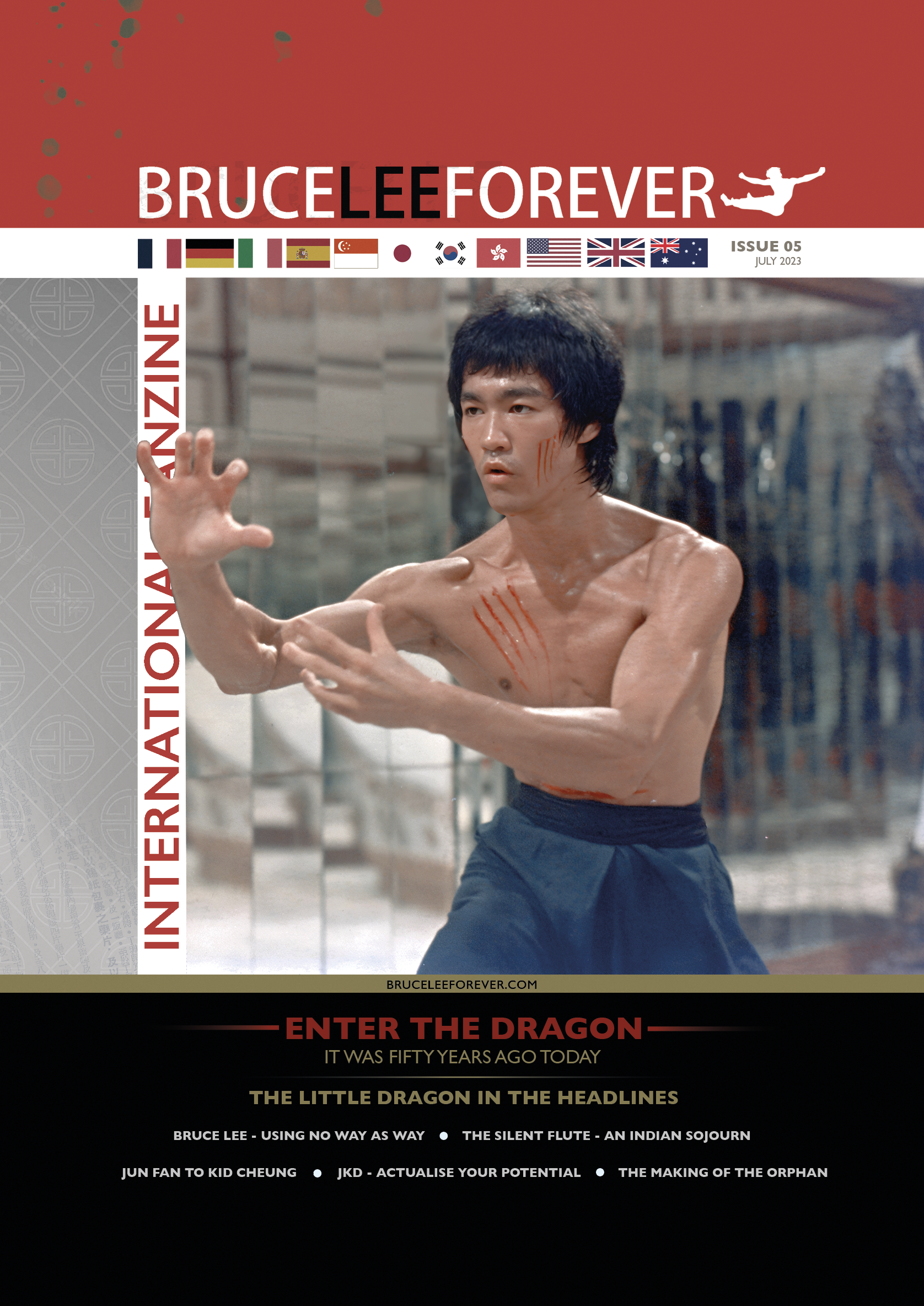 BRUCE LEE FOREVER – The International Fanzine: Issue No.5  JULY – 2023